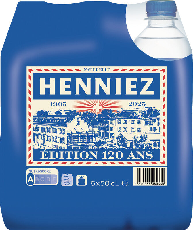 Henniez – Eau minérale plate – 6 × 50 cl