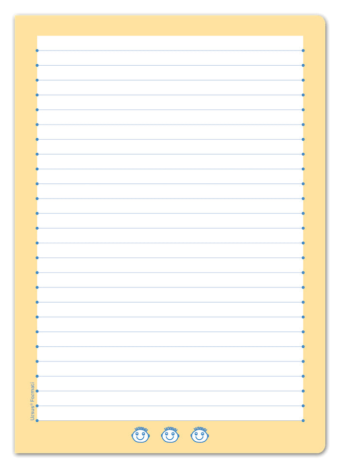 Formati Schulheft – A4 – liniert 10 mm – 40 Seiten
