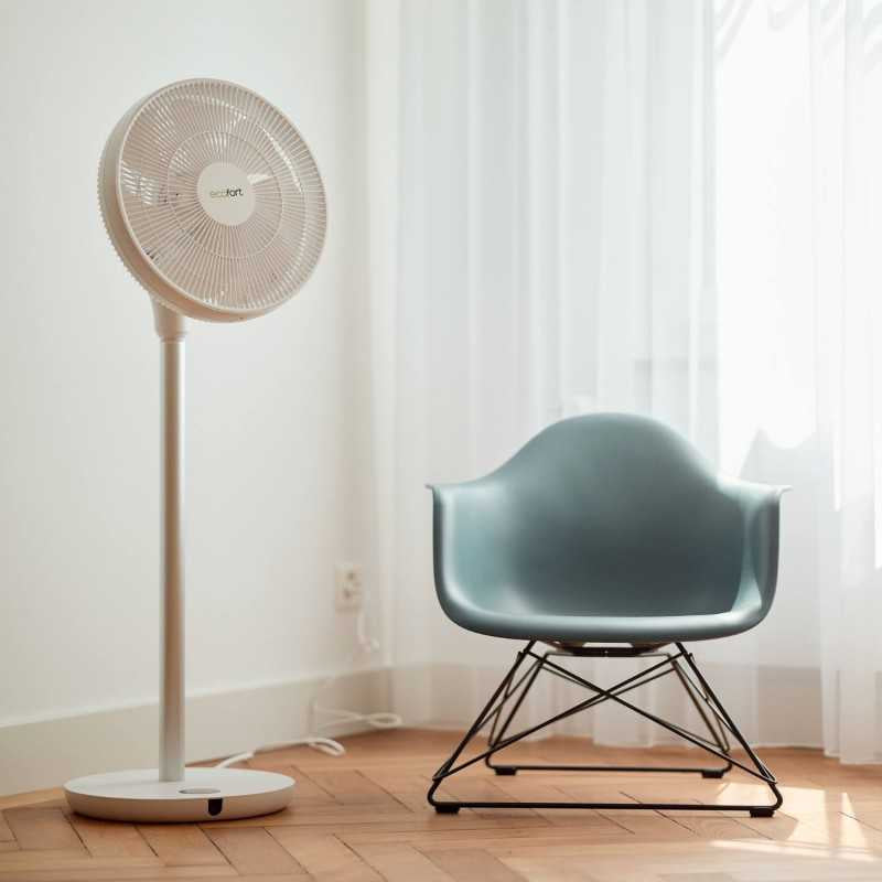 Ecofort Standventilator ecoQ SilentAir Grande – 13 Stufen, oszillierend, Timer, Fernbedienung, 28 W, 58 dB(A)