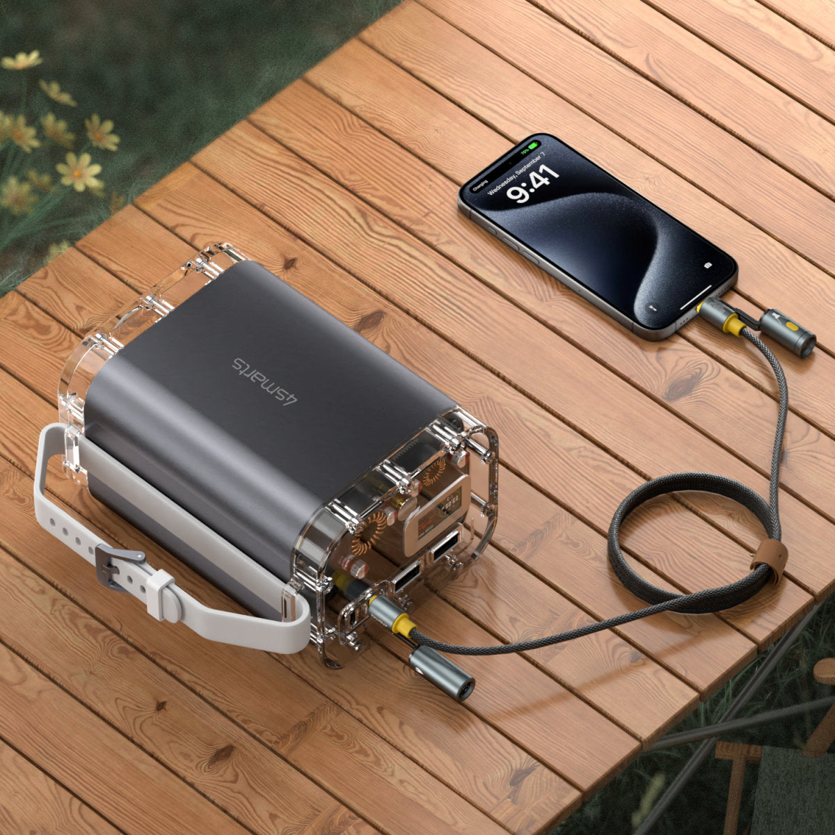 4smarts USB-Kabel, USB-C zu USB-C, 1,5 m, Lade-/Datenkabel, für Laptop, Smartphone, Tablet u. a.