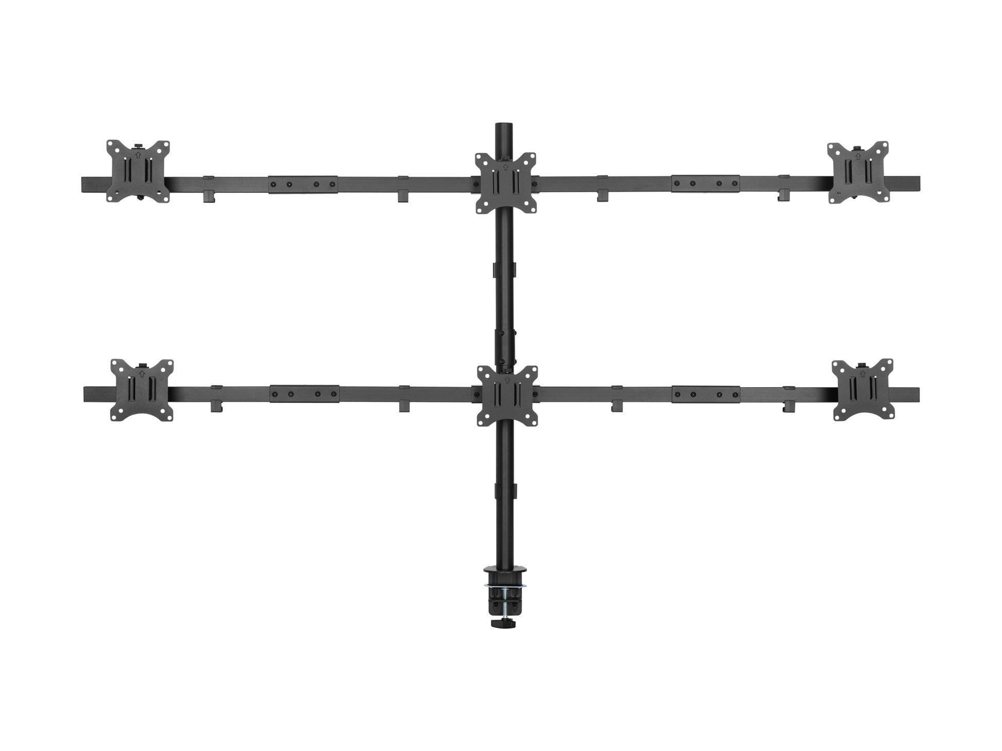 Equip 650160 – Monitorarm, 6 Monitore, bis 32", VESA 75 × 75/100 × 100 mm, schwenkbar