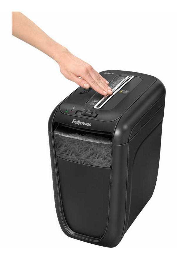 Fellowes Powershred 60Cs – Aktenvernichter, DIN P-4, Partikelschnitt 4 × 40 mm, 10 Blatt, 22 l