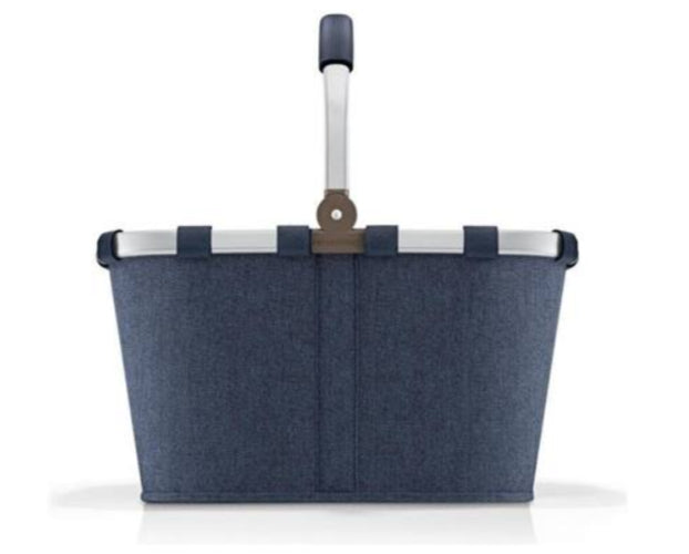 Reisenthel Stofftasche, Polyester, Motiv Herringbone Dunkelblau, 480×290×280 mm