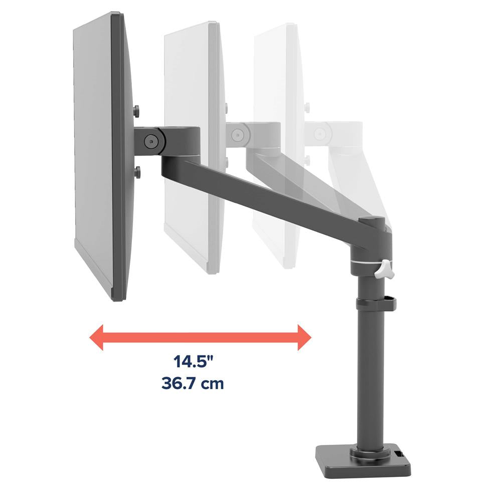 Ergotron NX – Monitorhalterung – bis 34", schwarz