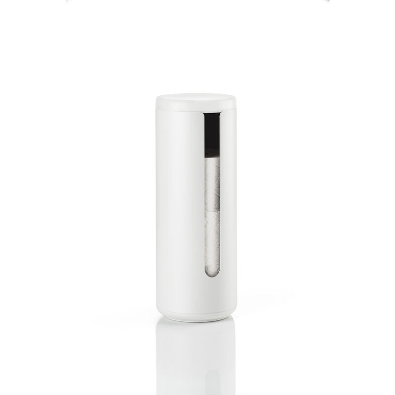 Zone Denmark Toilettenpapierständer – Aluminium, ABS, Weiss, für 3 Rollen, 15 × 15 × 40,5 cm
