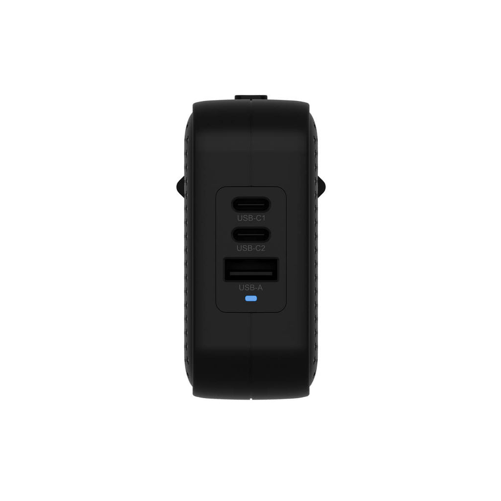 HYPER HJ1003BKWWGL USB-Ladegerät 70 W – USB-C×2, USB-A×1 – PD 3.0, PPS, GaN