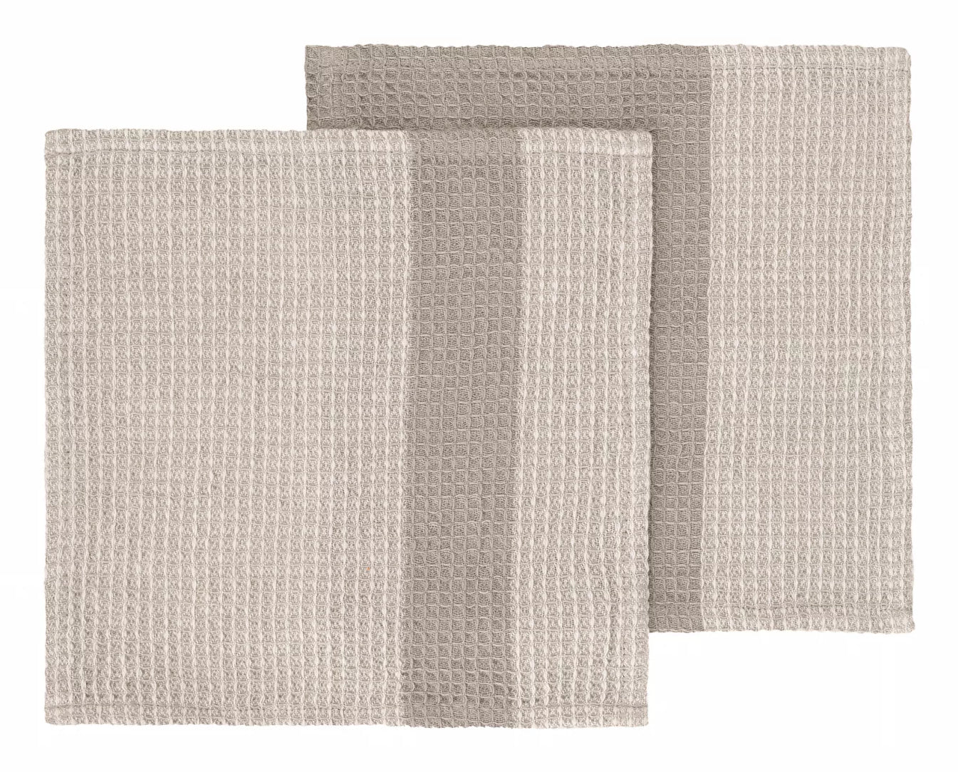 Blomus Abwaschlappen GANO – grau – 25 × 25 cm – Bio-Baumwolle – 2er-Set