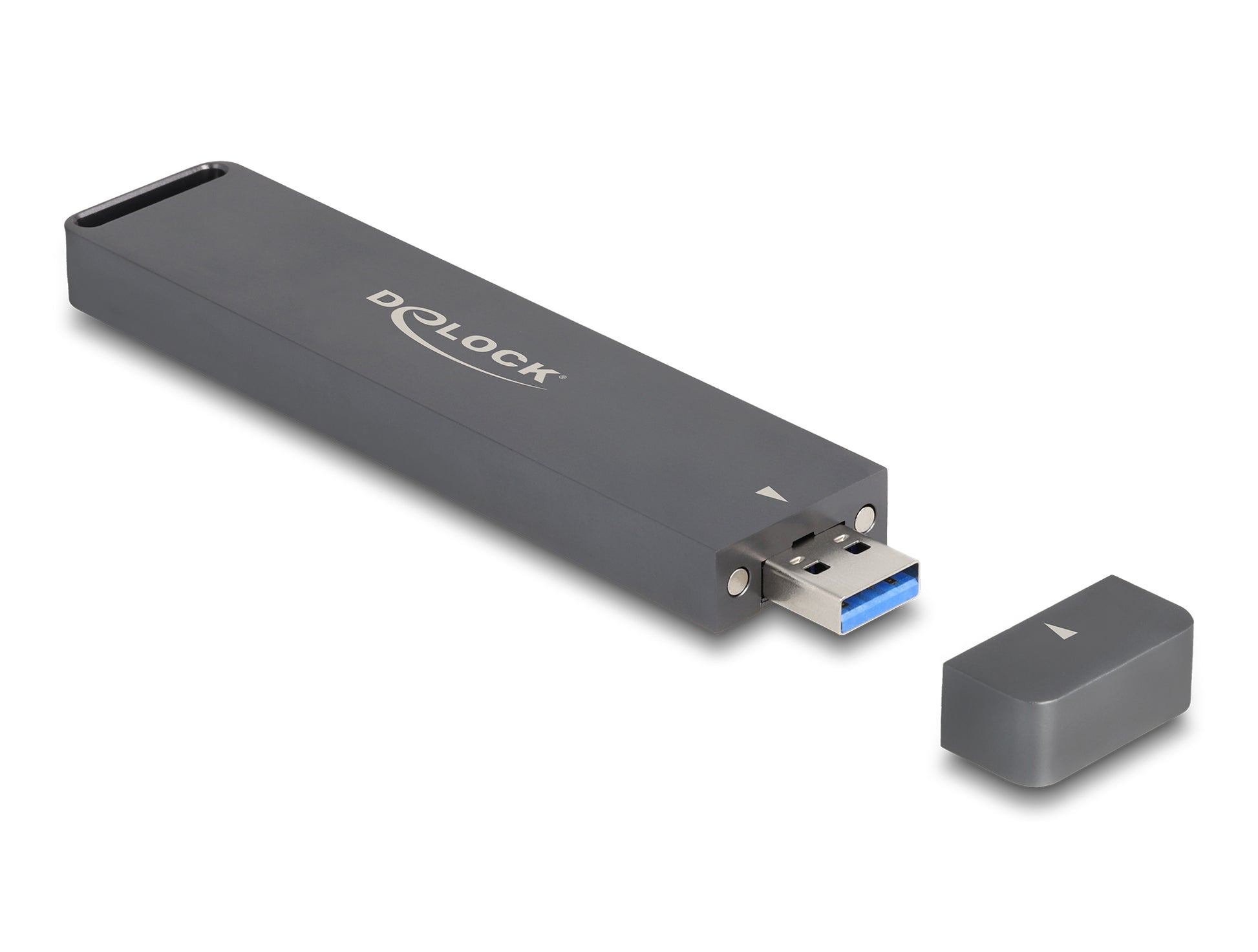 DeLOCK M.2 NVMe SSD-Gehäuse – 1-Bay SSD-Gehäuse – USB 3.2 Gen 2 10 Gbit/s, für M.2 NVMe SSD