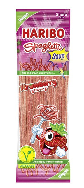 Haribo Spaghetti Gummibonbons Erdbeere – 200 g
