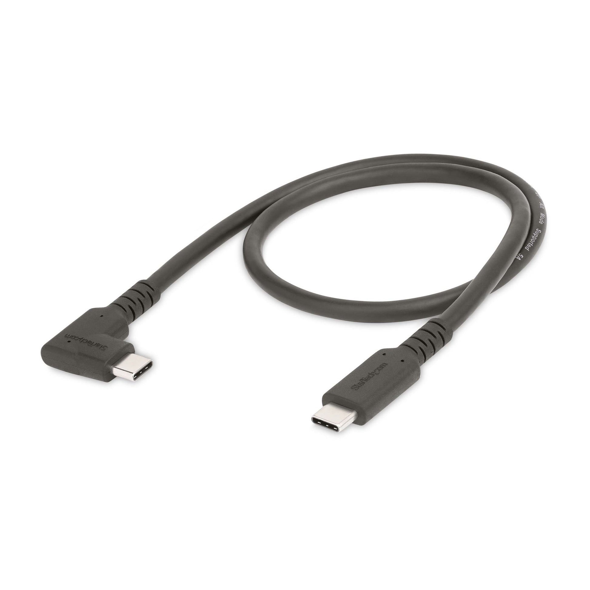 StarTech.com USB-C auf USB-C Kabel – USB 3.2 Gen 2 (10 Gbit/s) – 0,5 m – PD 100 W – 4K/60 – Schwarz