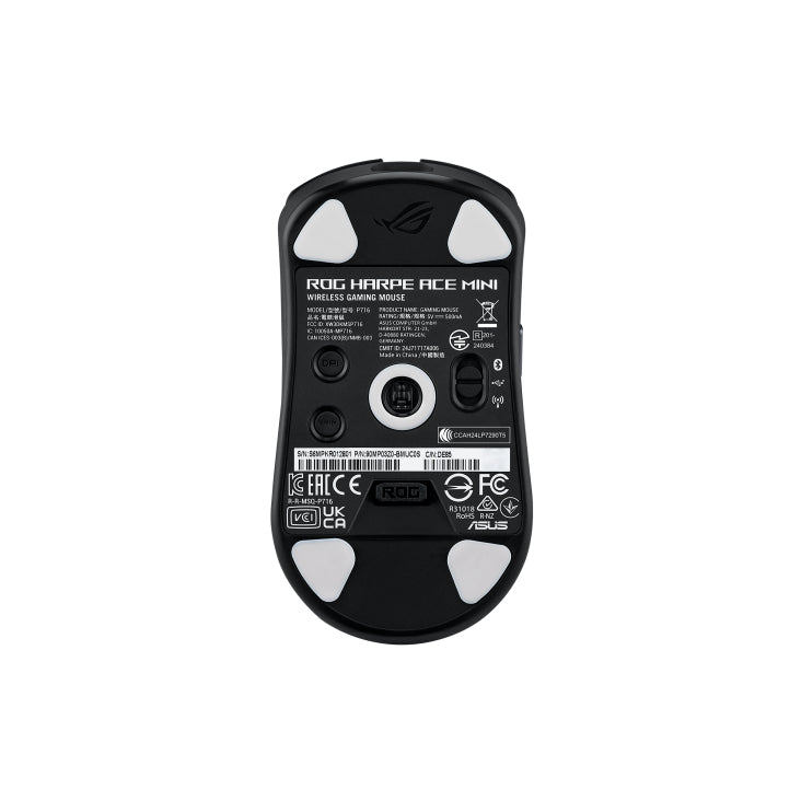 ASUS Harpe Ace Mini – Gaming-Maus – Kabellos (Bluetooth/2,4 GHz), 42000 DPI, Schwarz