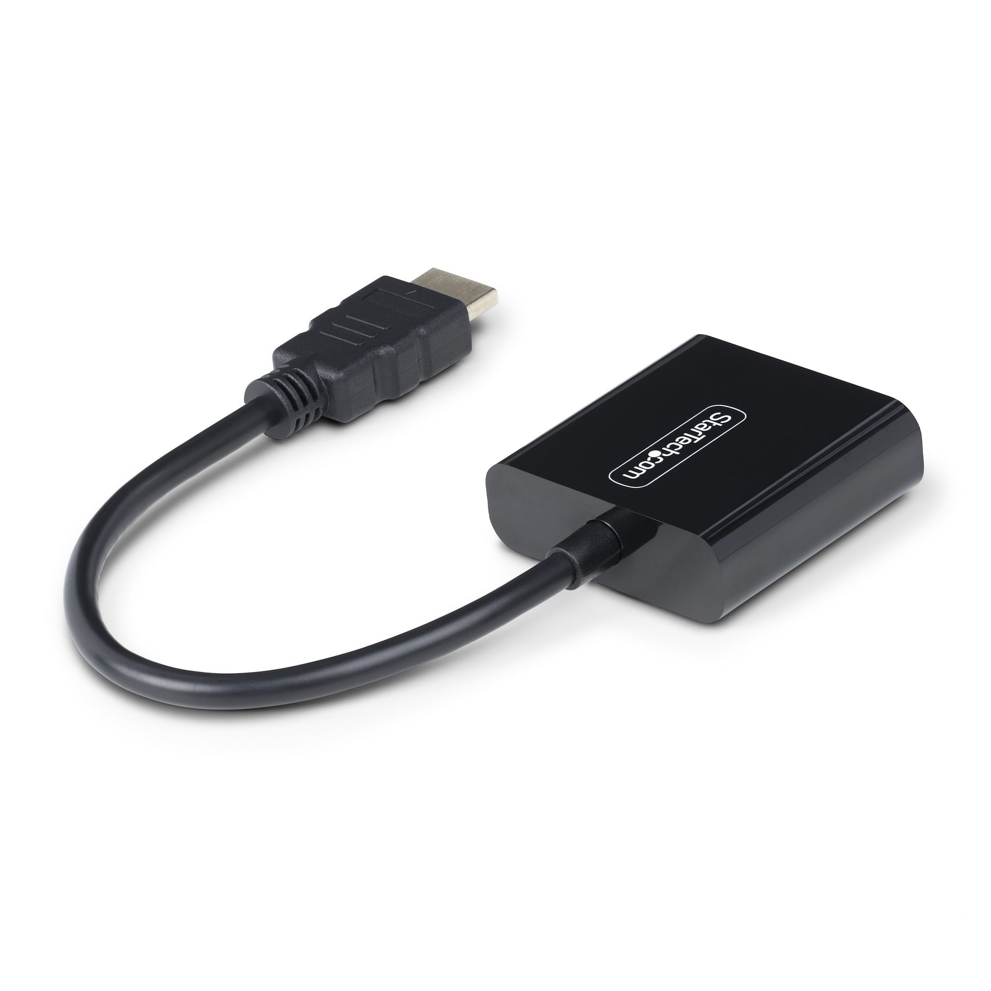 StarTech.com Aktiver HDMI-zu-VGA-Adapter – 1920 × 1200 @ 75 Hz, 18,9 cm, für HDMI-Quellen und VGA-Monitore