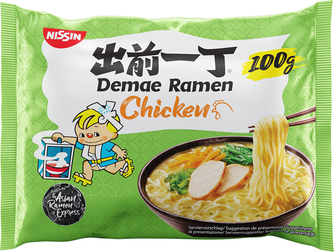 Nissin Food Nissin Demae Ramen Instantnudeln Poulet – 5×100 g