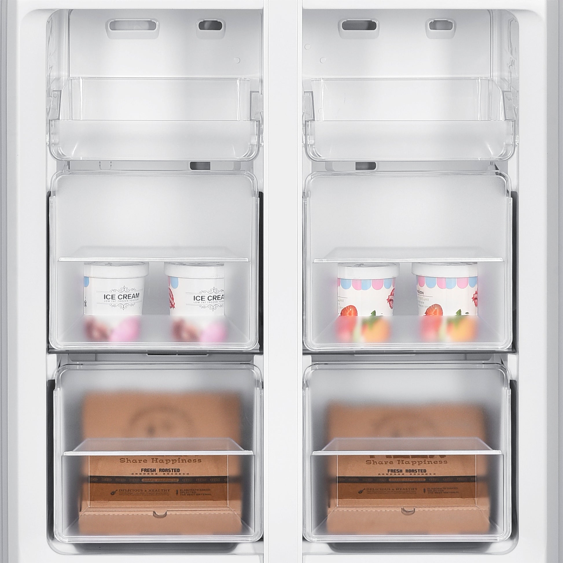 Beko Side-by-Side FDR5100 – 421 l, Energieeffizienzklasse E, 39 dB, Grau, 79×70×180 cm