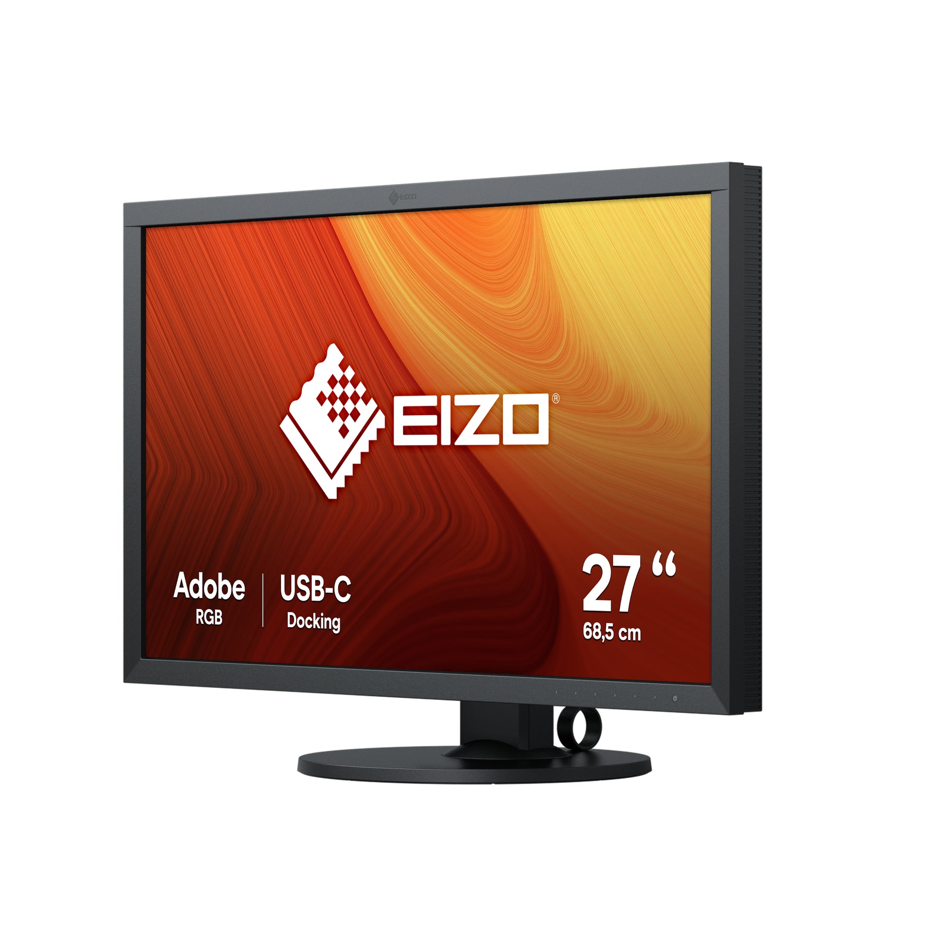 EIZO CS2731 – Monitor, 27", IPS, 60 Hz, 350 cd/m², Hardware-Kalibrierung, USB-C, VESA 100 × 100, Schwarz