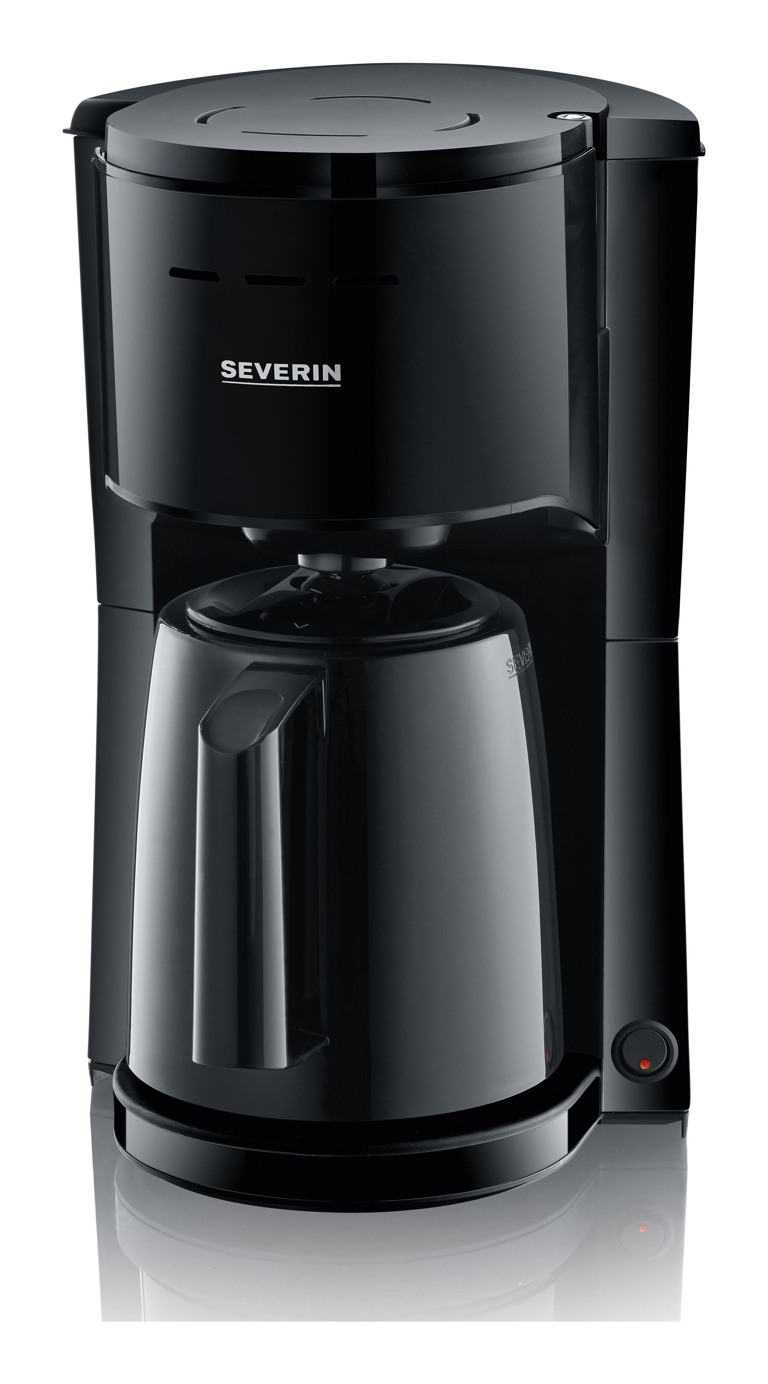 Severin KA9307 Filterkaffeemaschine – 8 Tassen, 1 l, Karaffe, Schwarz