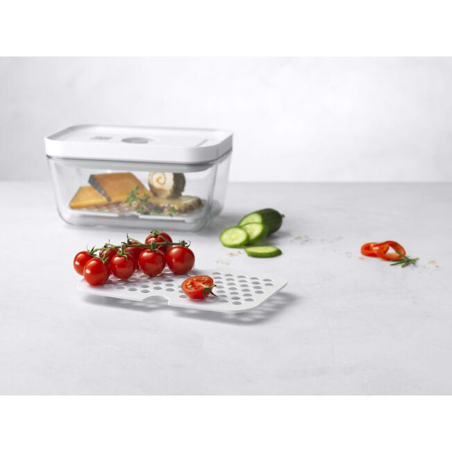 ZWILLING Vakuumierer-Ablage – 12 × 19 × 2,7 cm, 2 Stk., Kunststoff, Weiss, für Vakuumierer