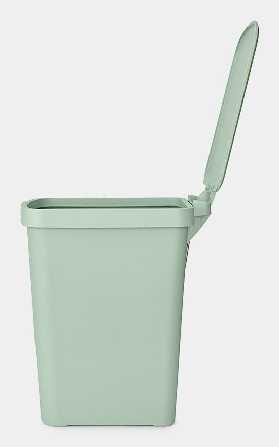Brabantia Treteimer StepUp – 25 l – Recycling-Kunststoff, rechteckig – grün