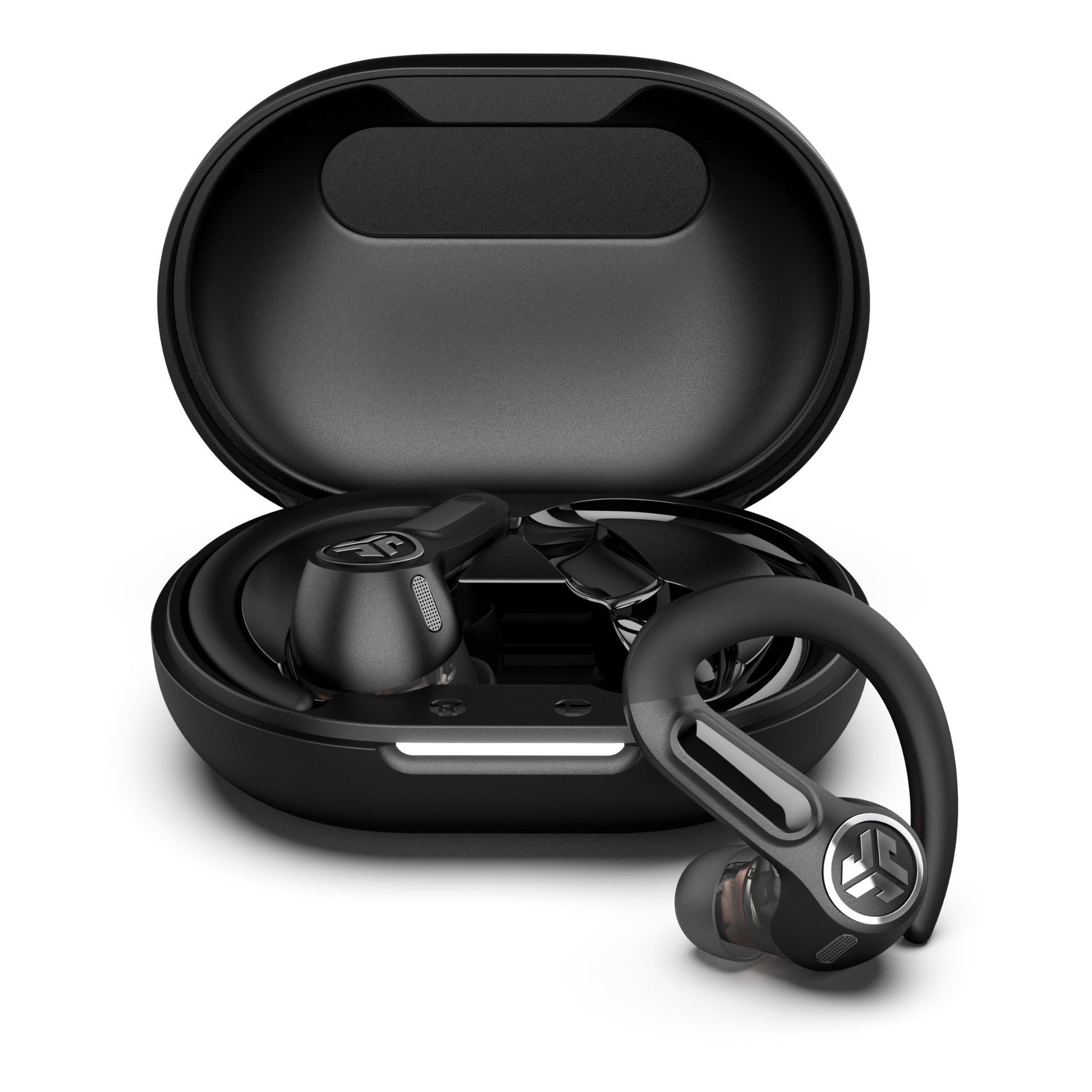 JLab Epic Sport ANC 3 – True Wireless In-Ear – Bluetooth, ANC, IP66, Hi-Res – Schwarz – für Android/iOS