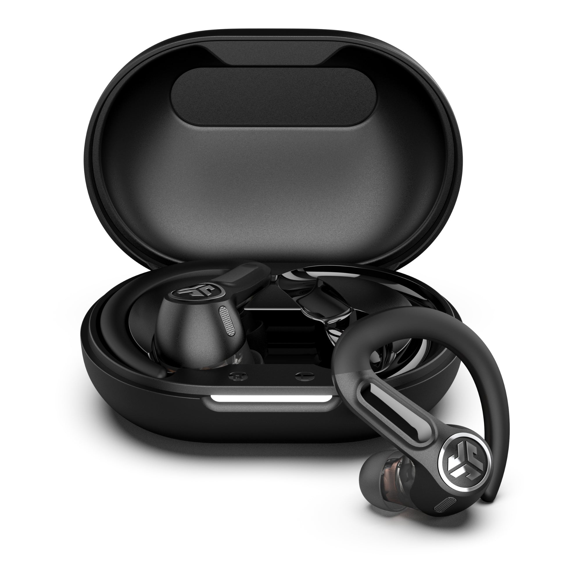 JLab Epic Sport ANC 3 – True Wireless In-Ear – Bluetooth, ANC, IP66, Hi-Res – Schwarz – für Android/iOS