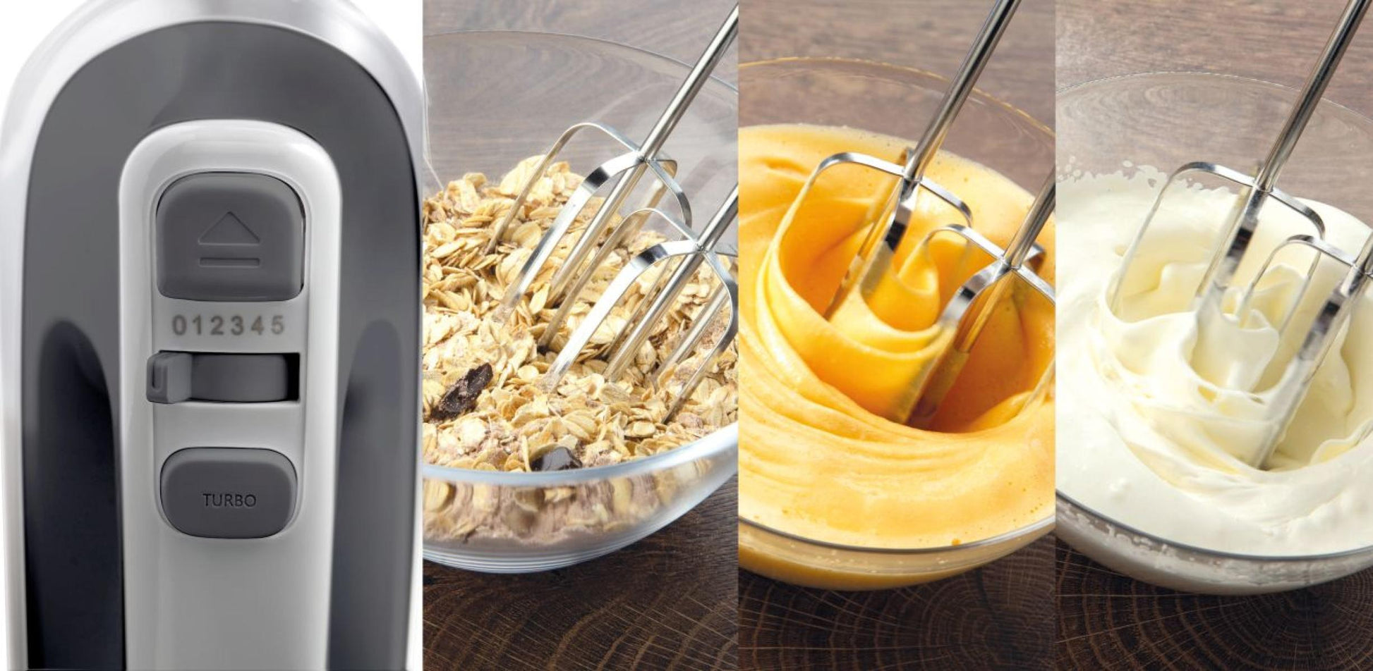 Gorenje Handmixer M500DCBK – 500 W, 5 Stufen, spülmaschinenfest – Schwarz