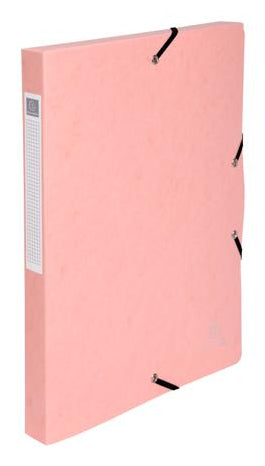 Exacompta Gummibandmappe Aquarel A4 – Karton, mehrfarbig, bis 200 Blatt, 5 Stk.