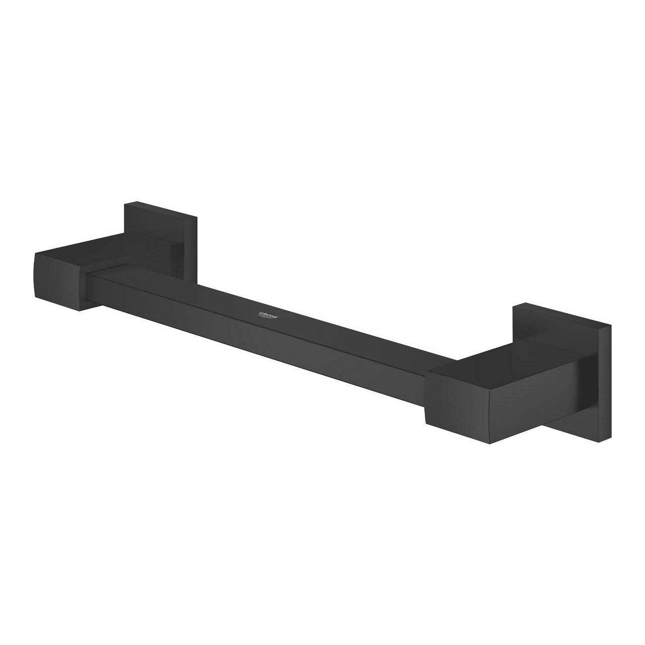 GROHE Wannengriff Start Cube – 35,4×7 cm, Metall, Schwarz matt, zum Schrauben