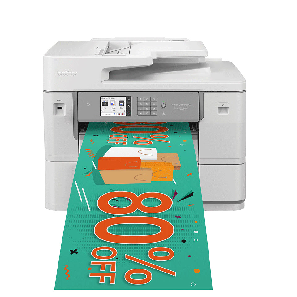 Brother MFC-J6959DW – Farbiges Tintenstrahl-MFP A3, 4-in-1 – USB/LAN/WLAN – Duplex, Duplex-ADF – 30 ppm S/W