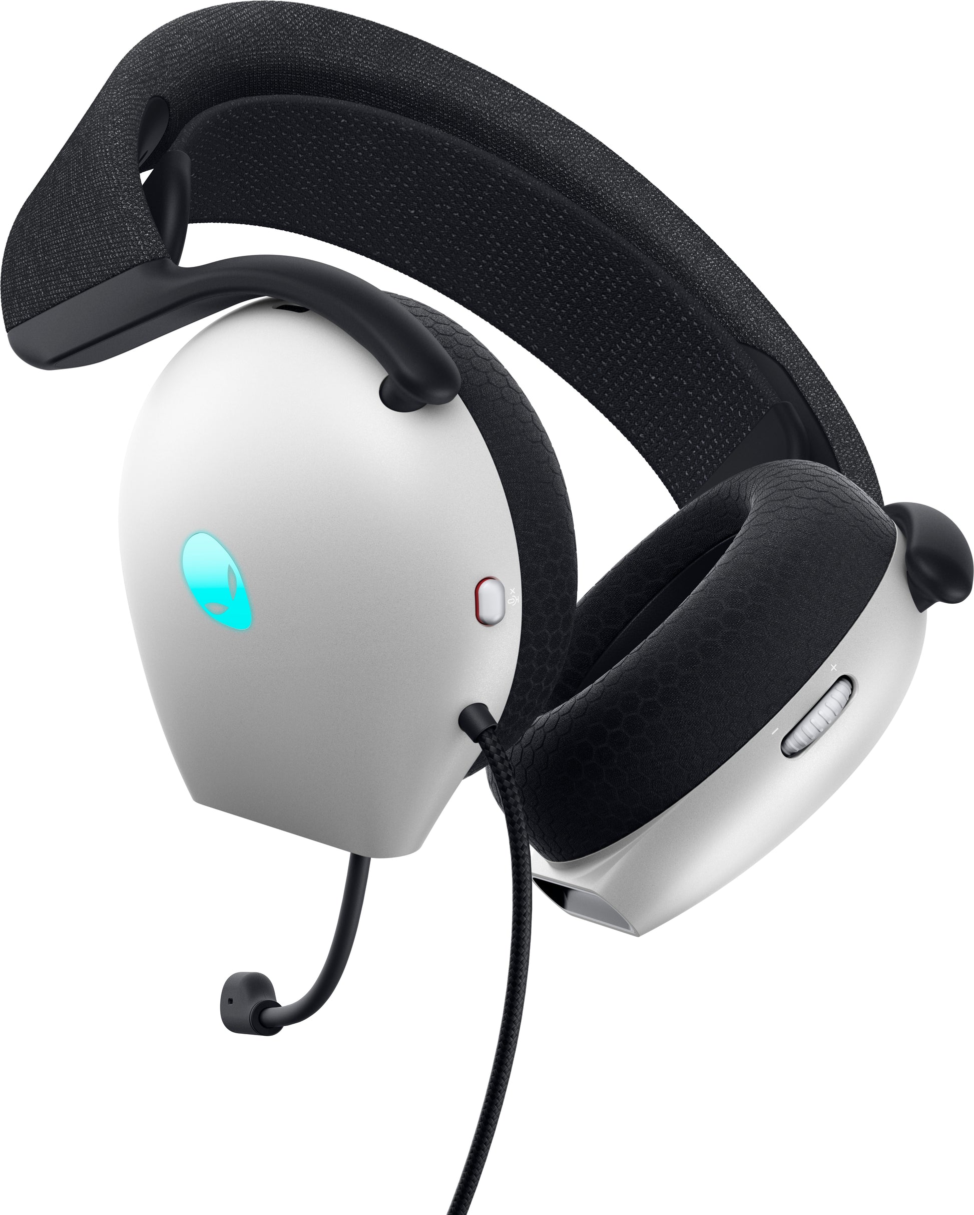 Alienware AW520H Gaming-Headset – Over-Ear, Stereo, Verkabelt (USB-A, 3,5 mm Klinke), Weiss
