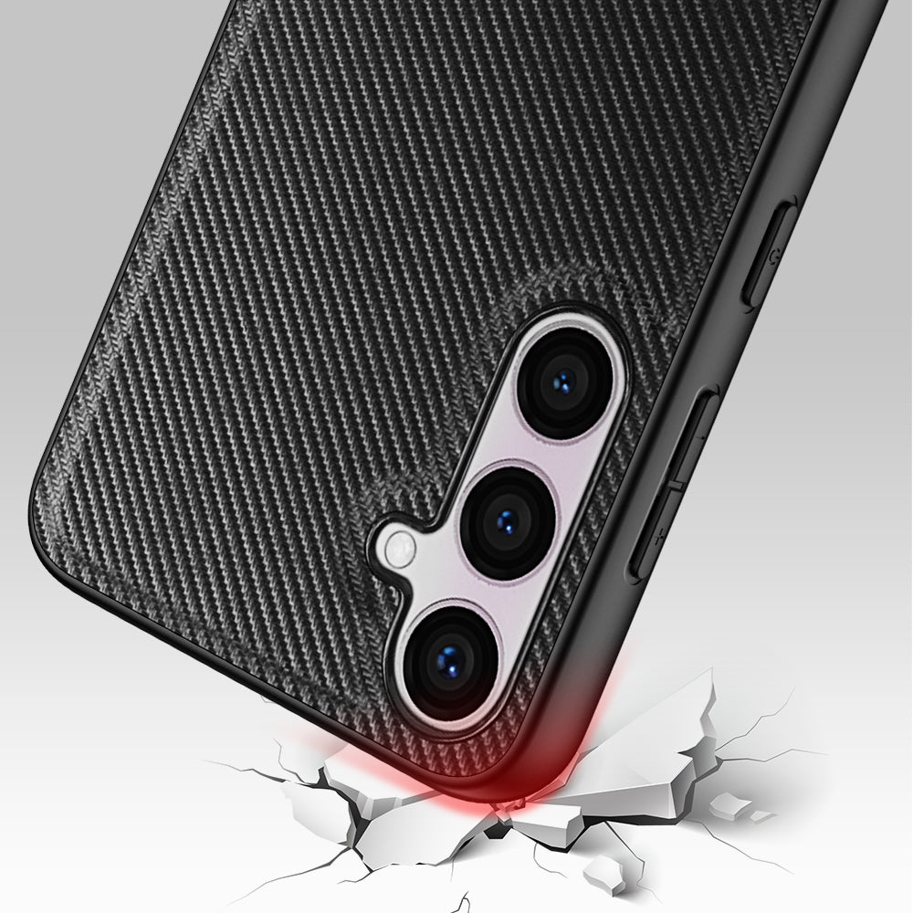 Nevox – Backcover StyleShell NYLO – für Samsung Galaxy S25+ – Karbonfaser – TPU/PC