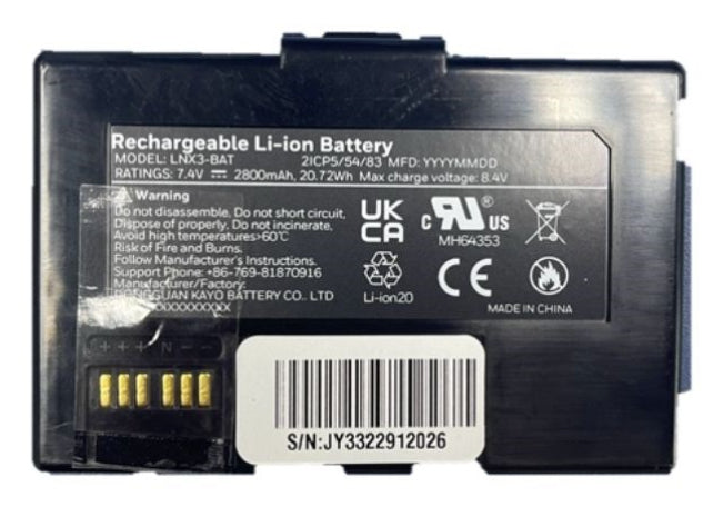 Honeywell Akkubasis LNX3-BAT – für LNX3, schwarz