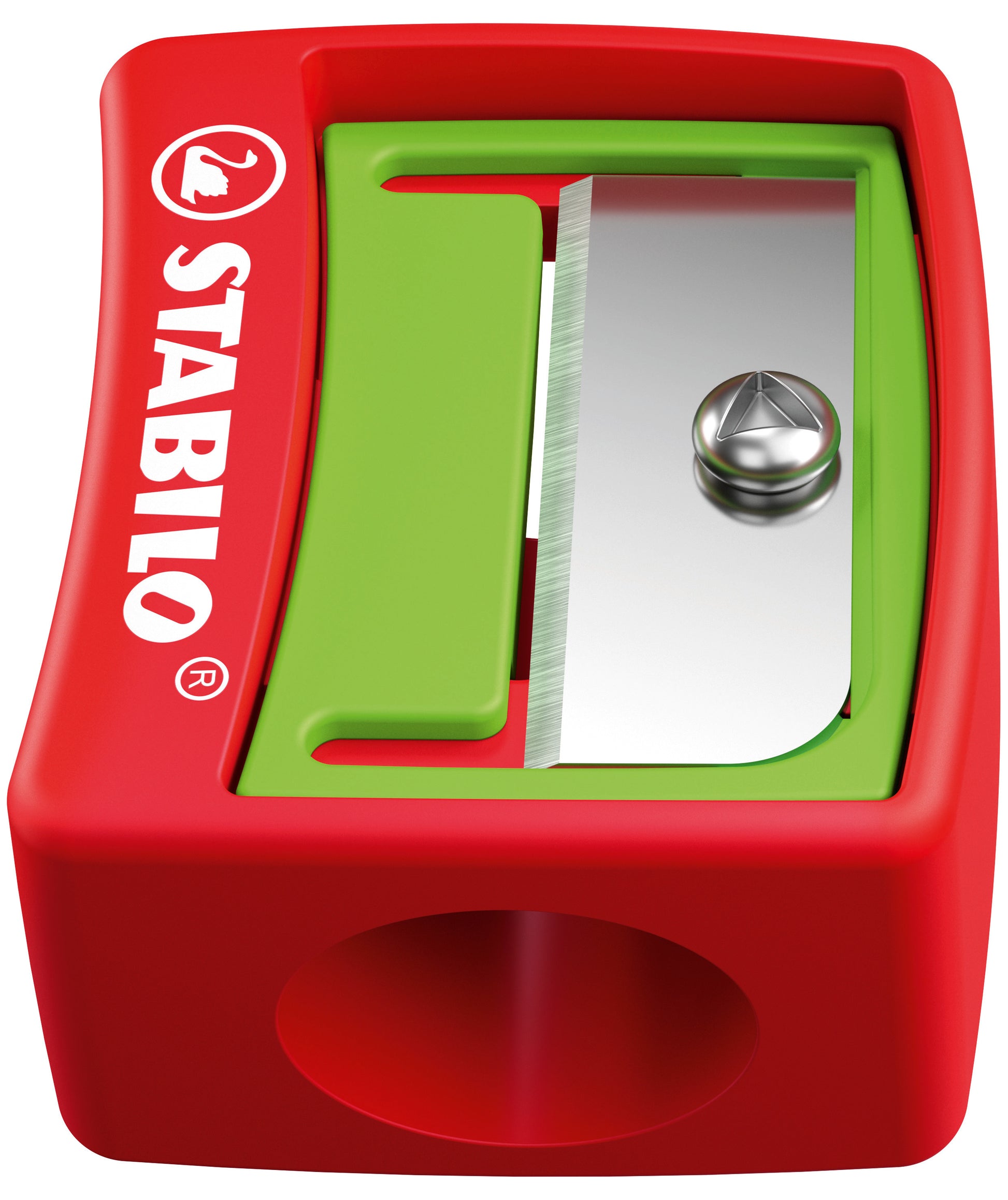 STABILO Spitzdose – für woody 3 in 1 – rot – mit Kindersicherung