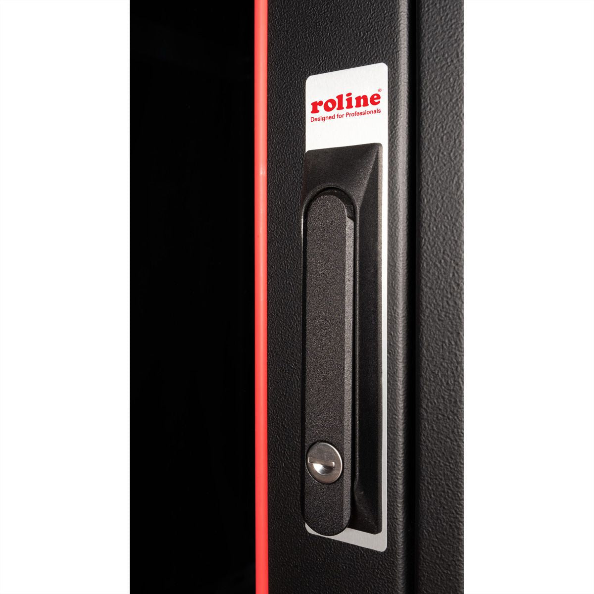 ROLINE Pro – 19" Netzwerkschrank 32U, IP20, abschliessbar, 600 × 800 × 1609 mm, schwarz, Stahl