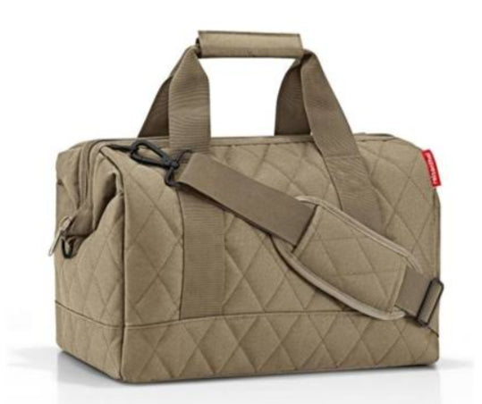 Reisenthel Umhängetasche Allrounder M – 18 l, Polyester, Rhombus Olive