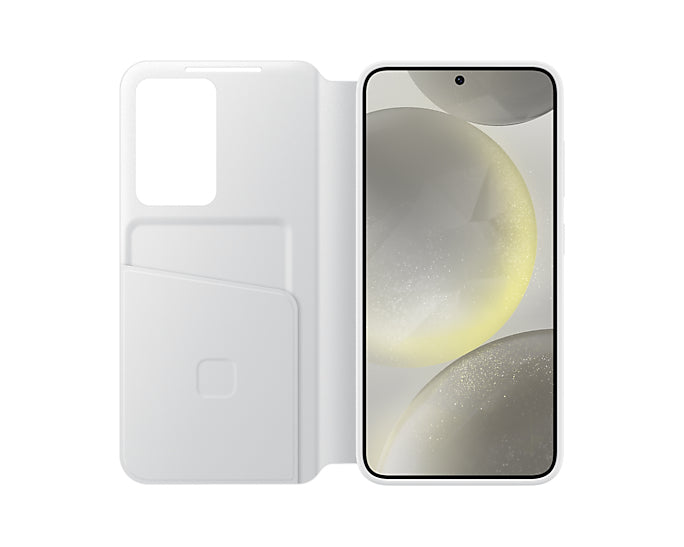 Samsung Booklet-Hülle – für Samsung Galaxy S24 – weiss – mit Kartenfach