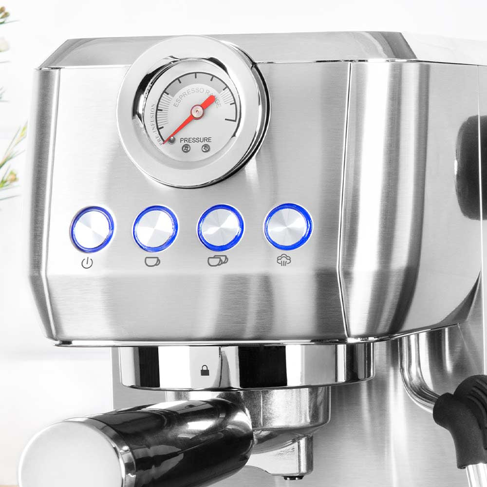 Gastroback Design Piccolo Pro Espressomaschine (Siebträger) – für E.S.E., 15 bar, 1,3 l, Milchschaumdüse