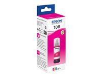 Epson Tintenpatrone 108 EcoTank, Magenta, Original – für EcoTank