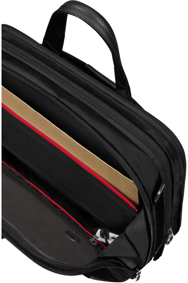 Samsonite Pro-DLX 6 Notebook-Tasche – 16/23 l, wasserabweisend, RFID-Fach, Nylon, schwarz
