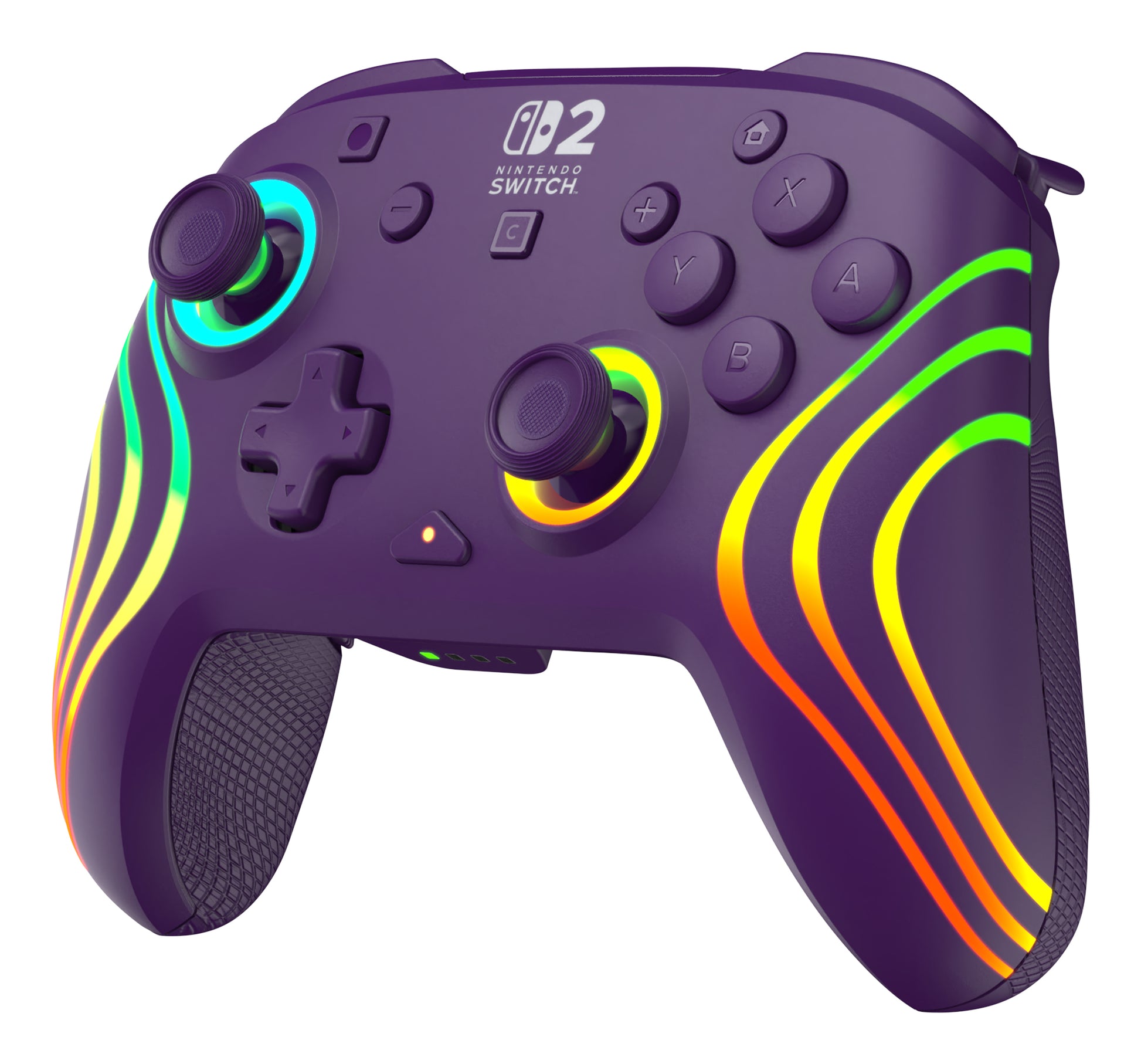 Turtle Beach Afterglow Wave – Gamepad – Bluetooth/USB, RGB, 20 h – für Nintendo Switch, Violett