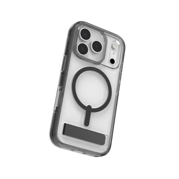 ZAGG Santa Cruz Snap – Backcover – für Apple iPhone 17 Pro, Graphen, Schwarz/Transparent, bis 4 m Sturzsicher