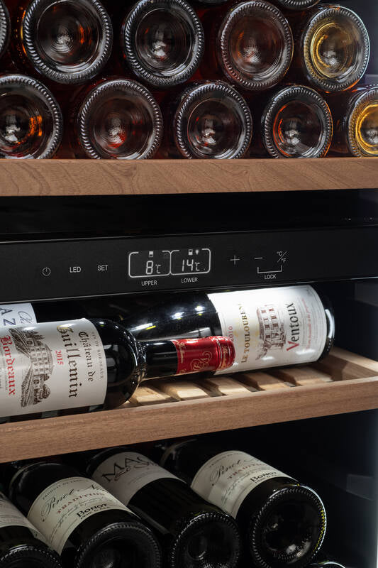 Climadiff Weinkühlschrank MILLESIME140DB – 293 l, 220/240 V, Kompressor, Energieeffizienzklasse F