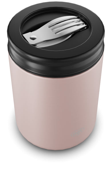 Alfi Thermo-Foodbehälter – 350 ml, 8,8 × 8,8 × 13,3 cm, Edelstahl, mit Schwenkverschluss, auslaufsicher