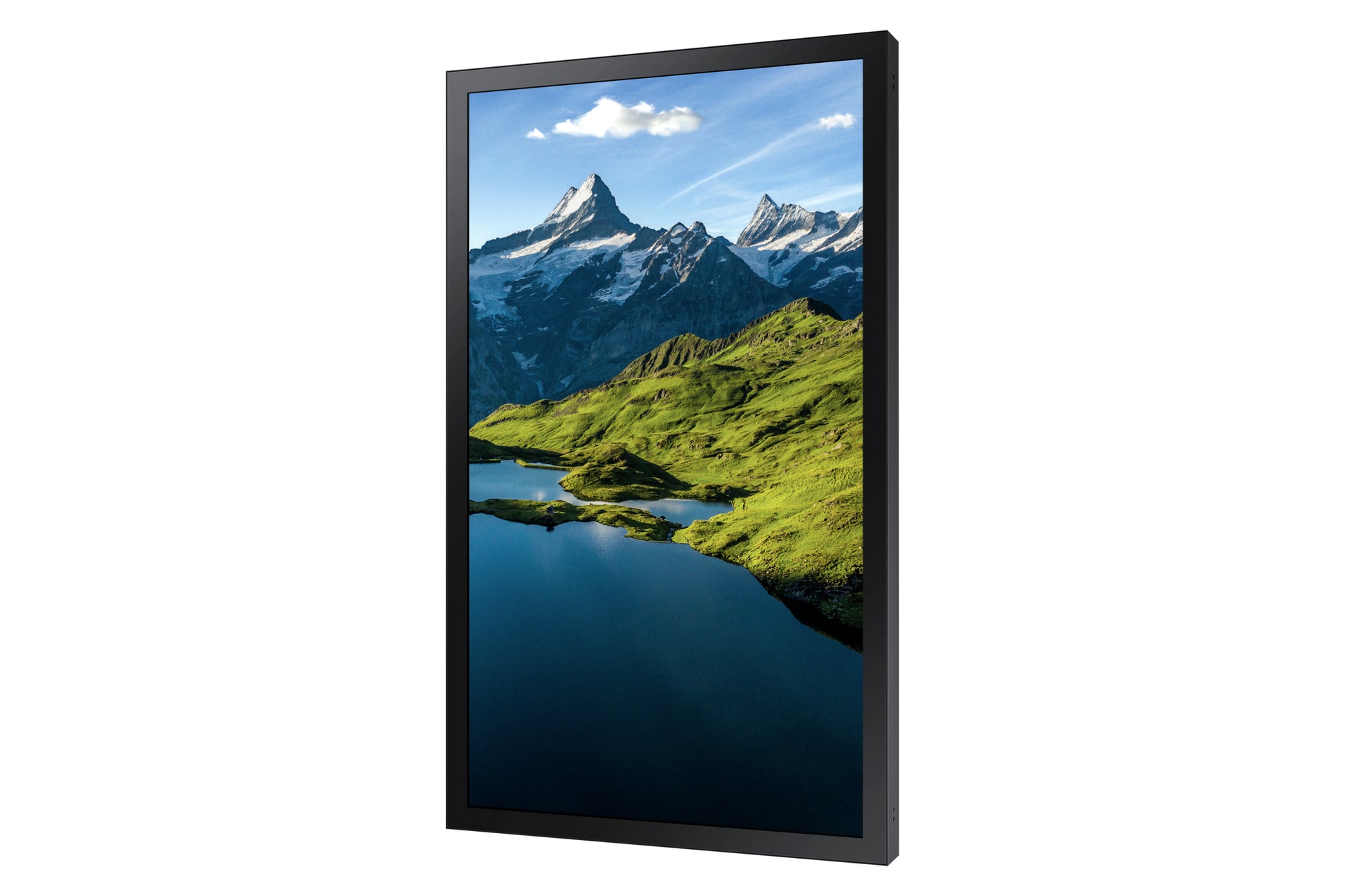 Samsung OH75A – Public Display, 75" 4K UHD (3840 × 2160), ADS, 3500 cd/m², 24/7, Tizen (SSSP), Schwarz