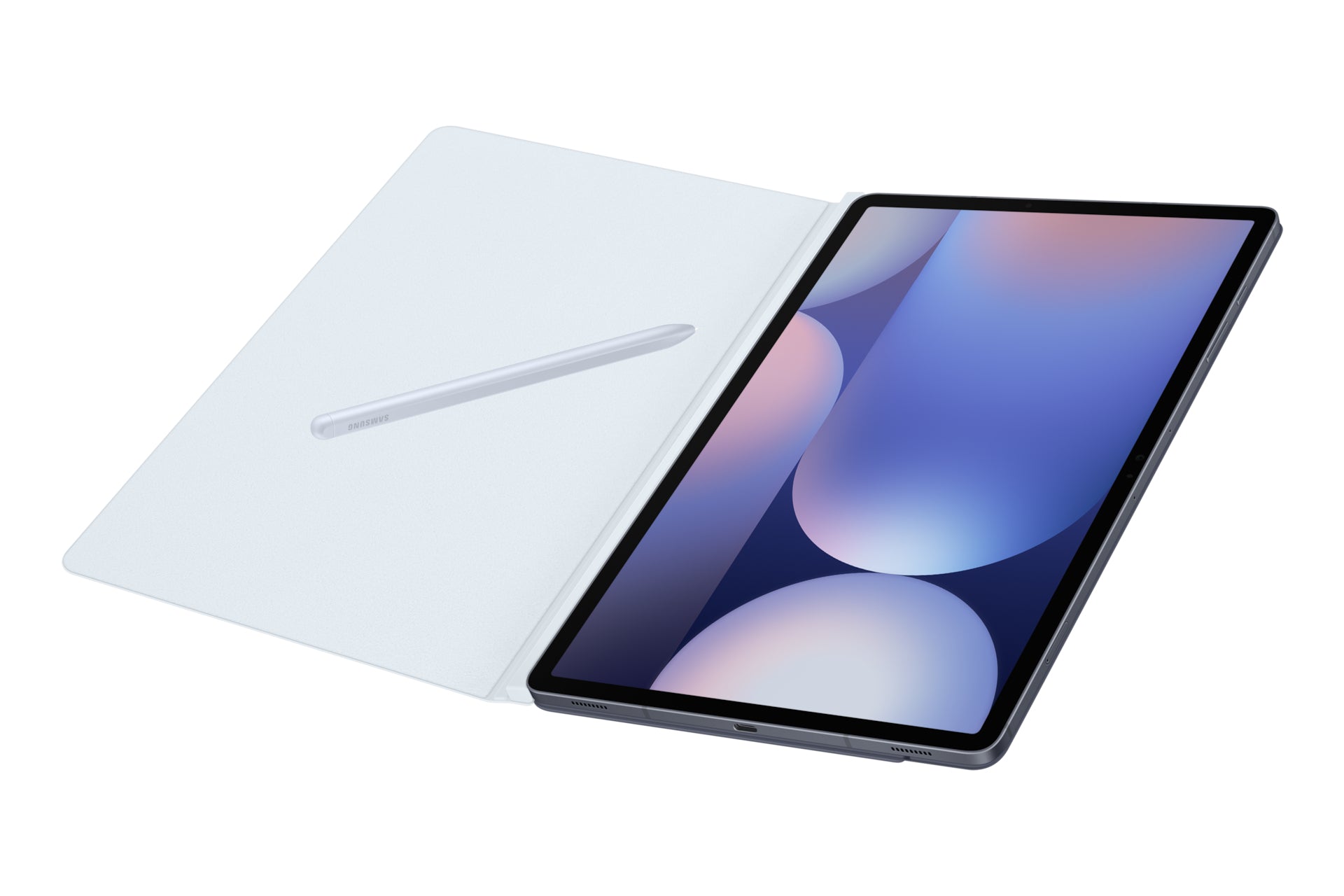 Samsung Smart Book Cover EF-BX810 Notebook-Schutzhülle – für Tablets bis 12,4", Kunststoff, Blau