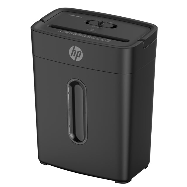 HP One Shredder 6CC Aktenvernichter – Partikelschnitt, P-4, 5 × 14 mm, 6 Blatt, 14 l, Kreditkarten