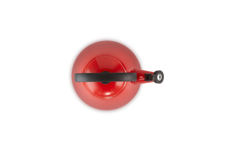 Le Creuset Kone Wasserkocher – 1,6 l, Karbonstahl, Rot