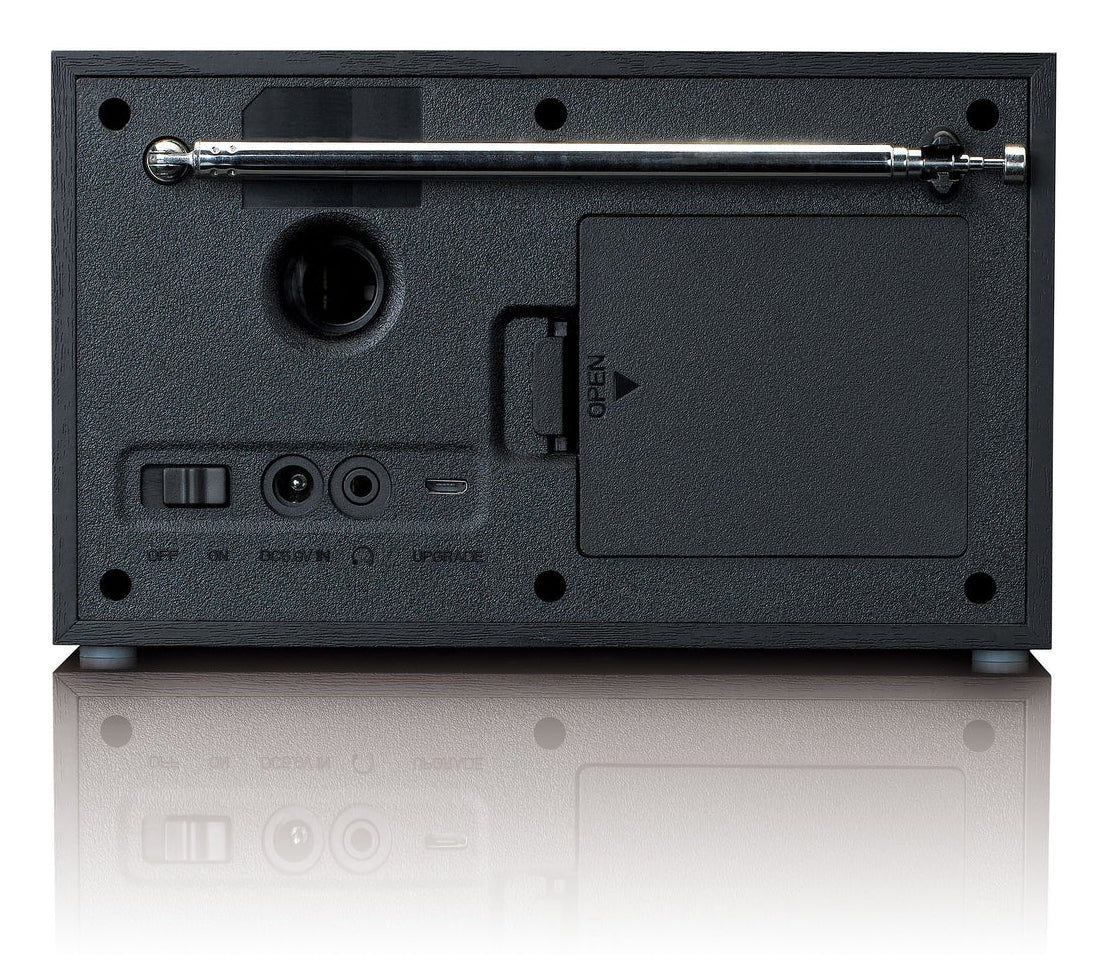 Lenco DAR-017BK – DAB+/UKW-Tischradio, Bluetooth – Schwarz