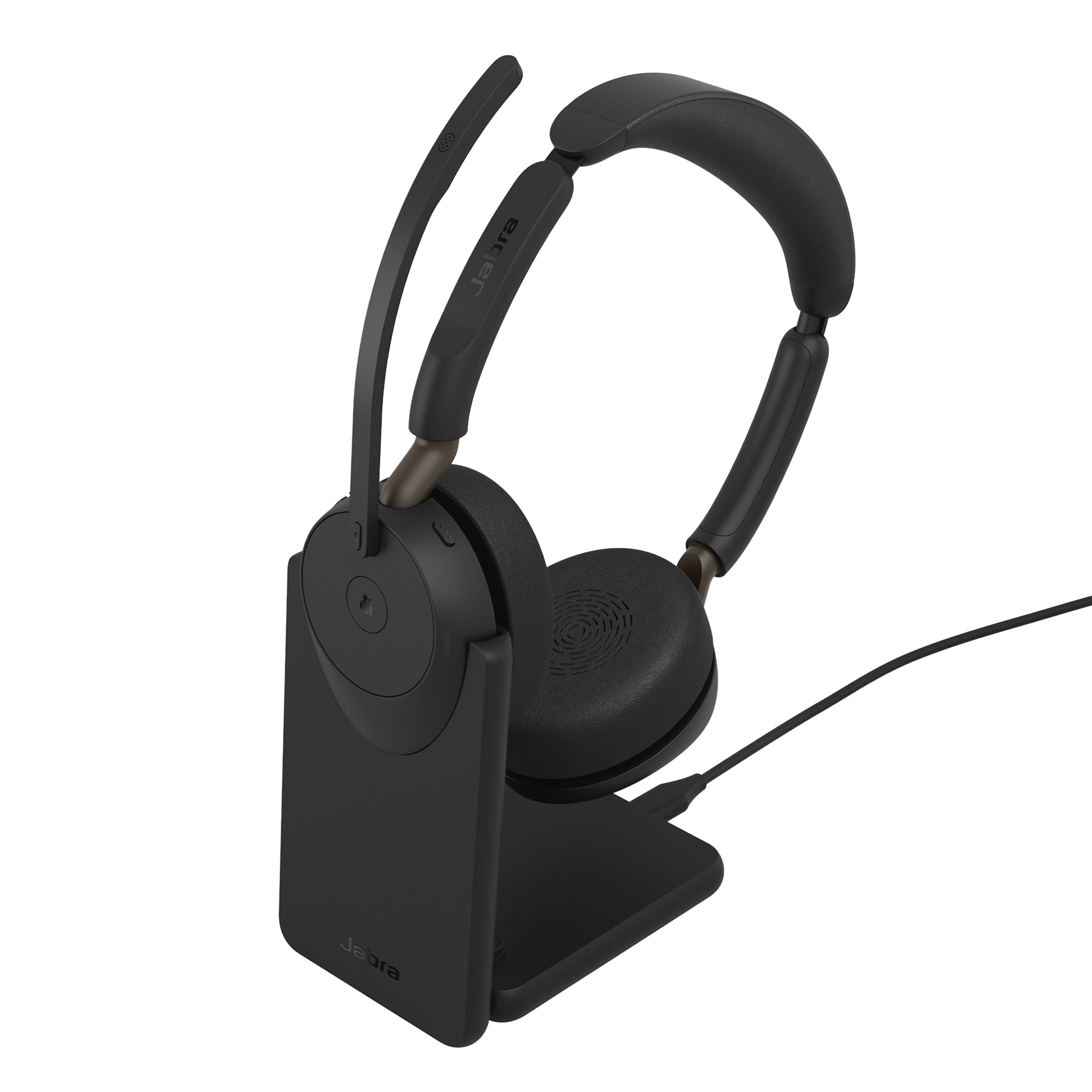 Jabra Evolve3 65 Office-Headset – On-Ear, Stereo, BT, mit USB-A-Dongle, MS Teams zertifiziert, Schwarz