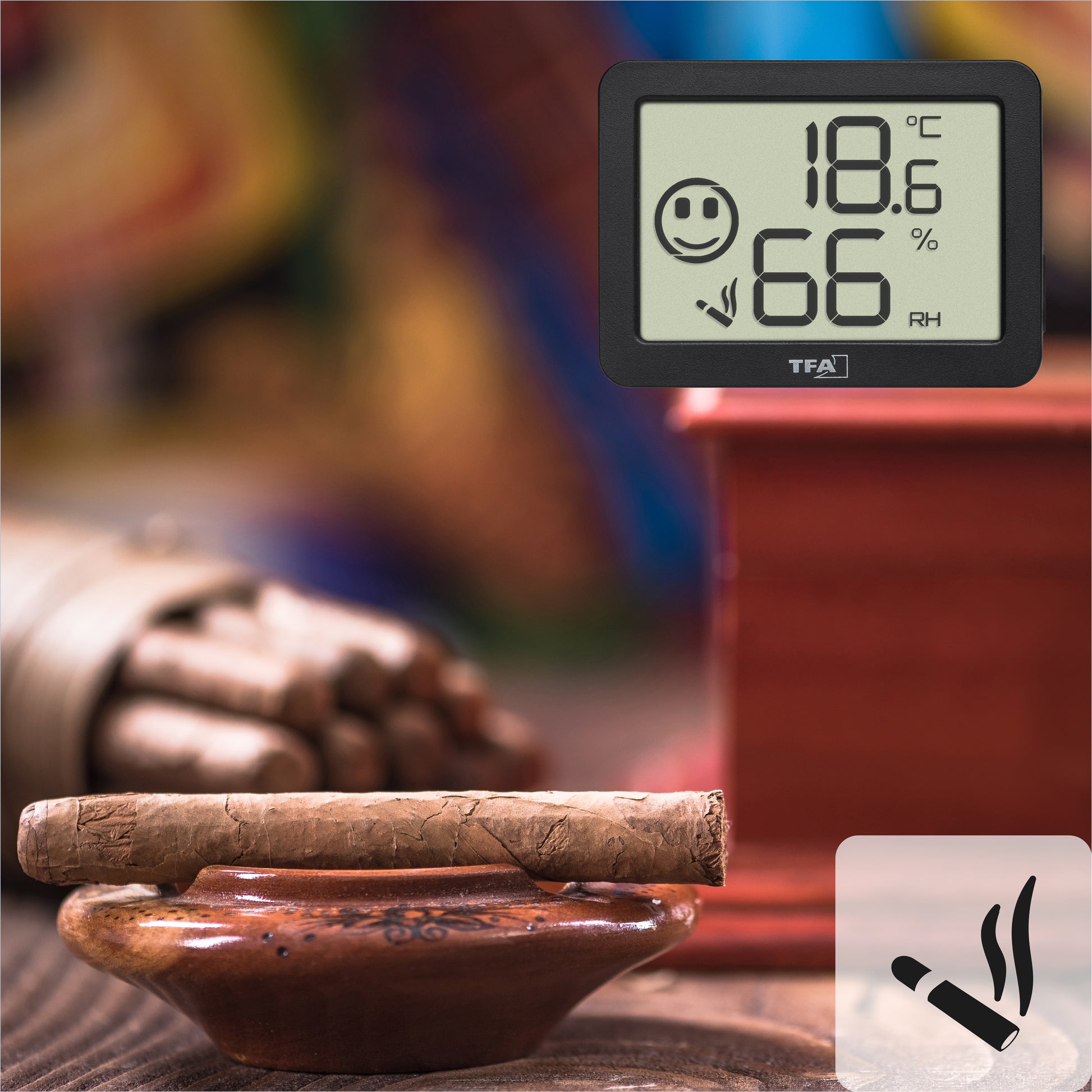 TFA-Dostmann 30.5055.02 Thermo-Hygrometer (Handgerät) – −10–60 °C, 10–99 %, Innen
