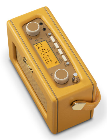 Roberts Radio Roberts Revival Uno Bluetooth – DAB-/Internetradio – Portabel – DAB+ – Dunkelgelb